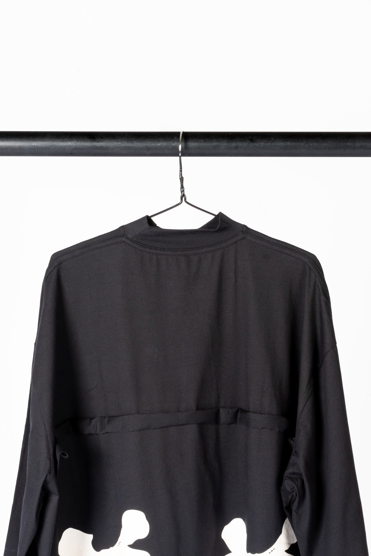 Oversized Turtle Neck T-shirt with Multi-Pockets